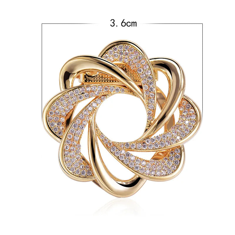 Freshwater Shell Corsage European and American Micro-pearl Anti-glare Dual-purpose Brooch Women's Clothing Accessories