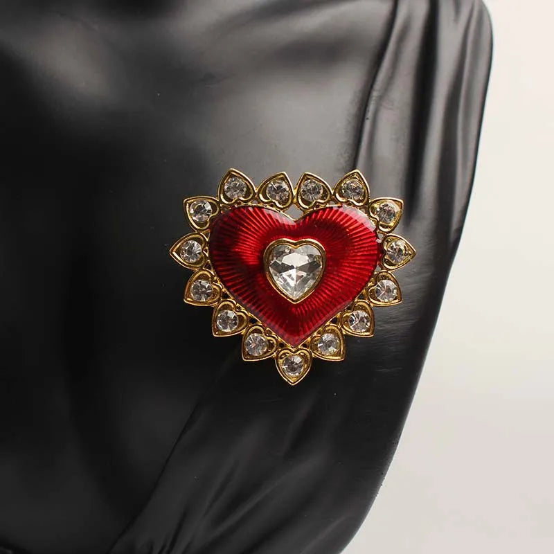 Classic Vintage Vintage Cross Lion Head Brooch Necklace Pendant Dual-use Fashion Old Badge Unisex Clothing Accessories Pins