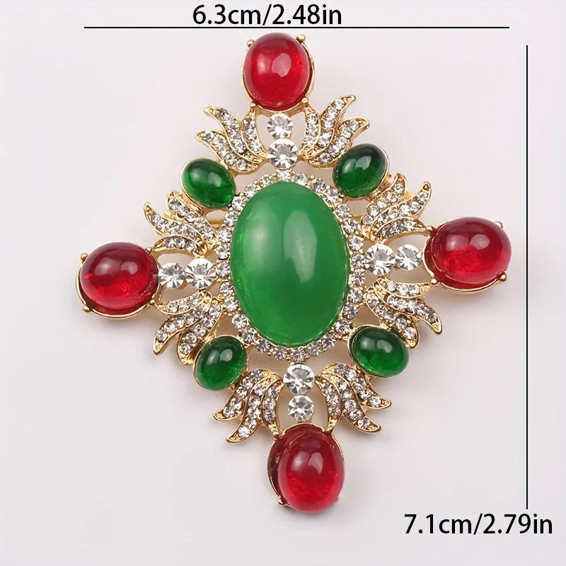 Classic Vintage Vintage Cross Lion Head Brooch Necklace Pendant Dual-use Fashion Old Badge Unisex Clothing Accessories Pins