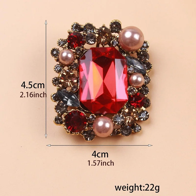 New Alloy Pearl Brooch Luxury Fashion Brooches Men's Women's Clothes Accessories Corsage Pins